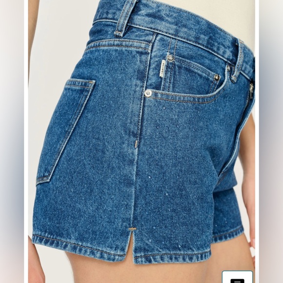 DL1961 Zoie Relaxed Fit Denim Shorts in North Beach - Picture 3 of 4